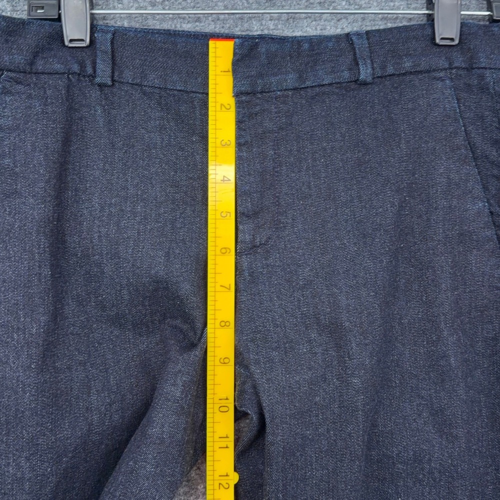 Banana Republic Avery Women's Dark Navy Denim Trousers - Picture 8 of 9